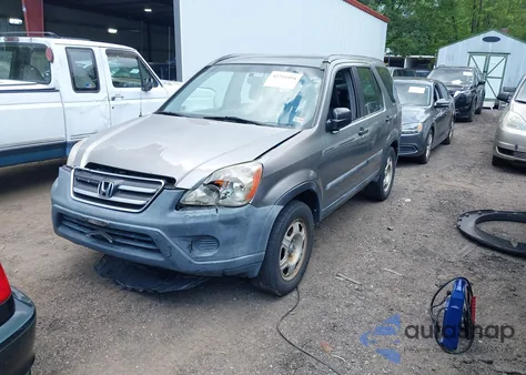 2005 Honda Cr-V Lx из США, поврежденный, VIN SHSRD78565U303872